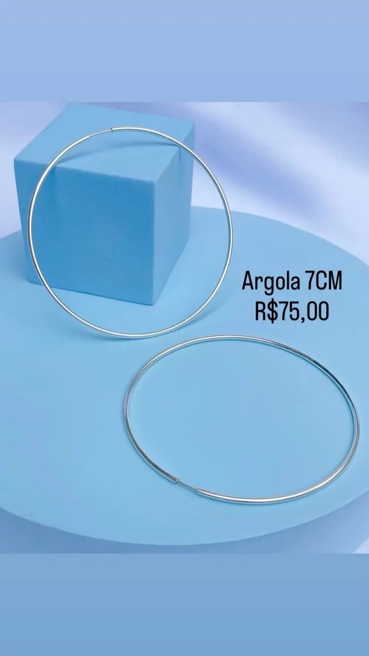 Argola Prata 925