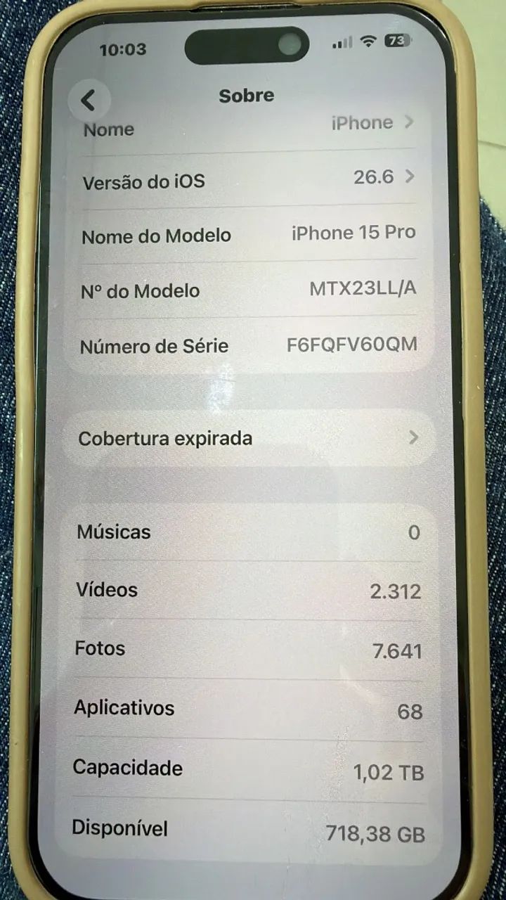Celular Iphone 15 Pro 1TB - Foto 5