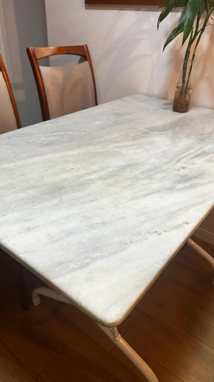 Mesa de granito branco  - Foto 5