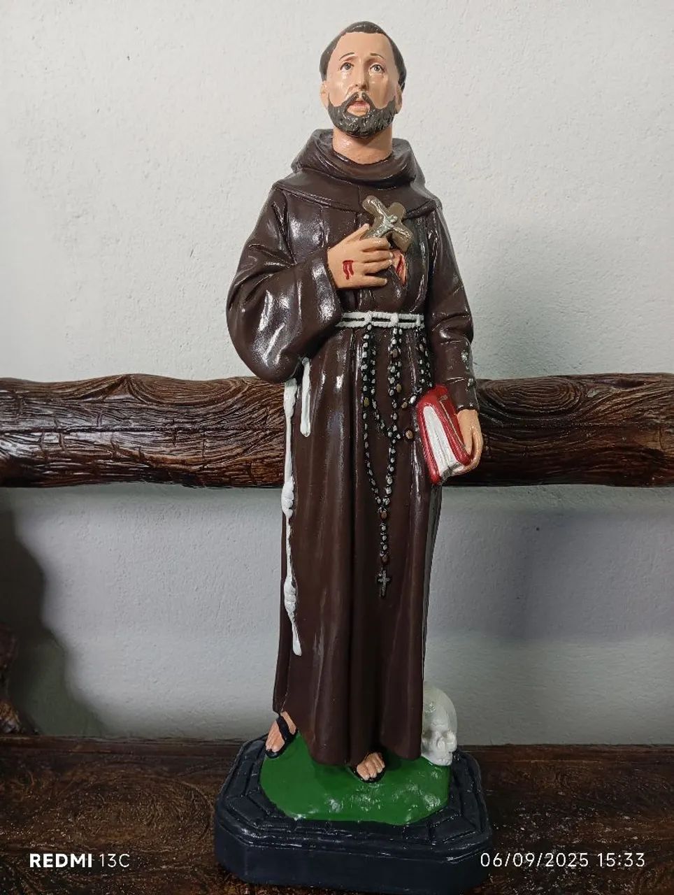 Imagens São Francisco de Assis 60 cm - Foto 6