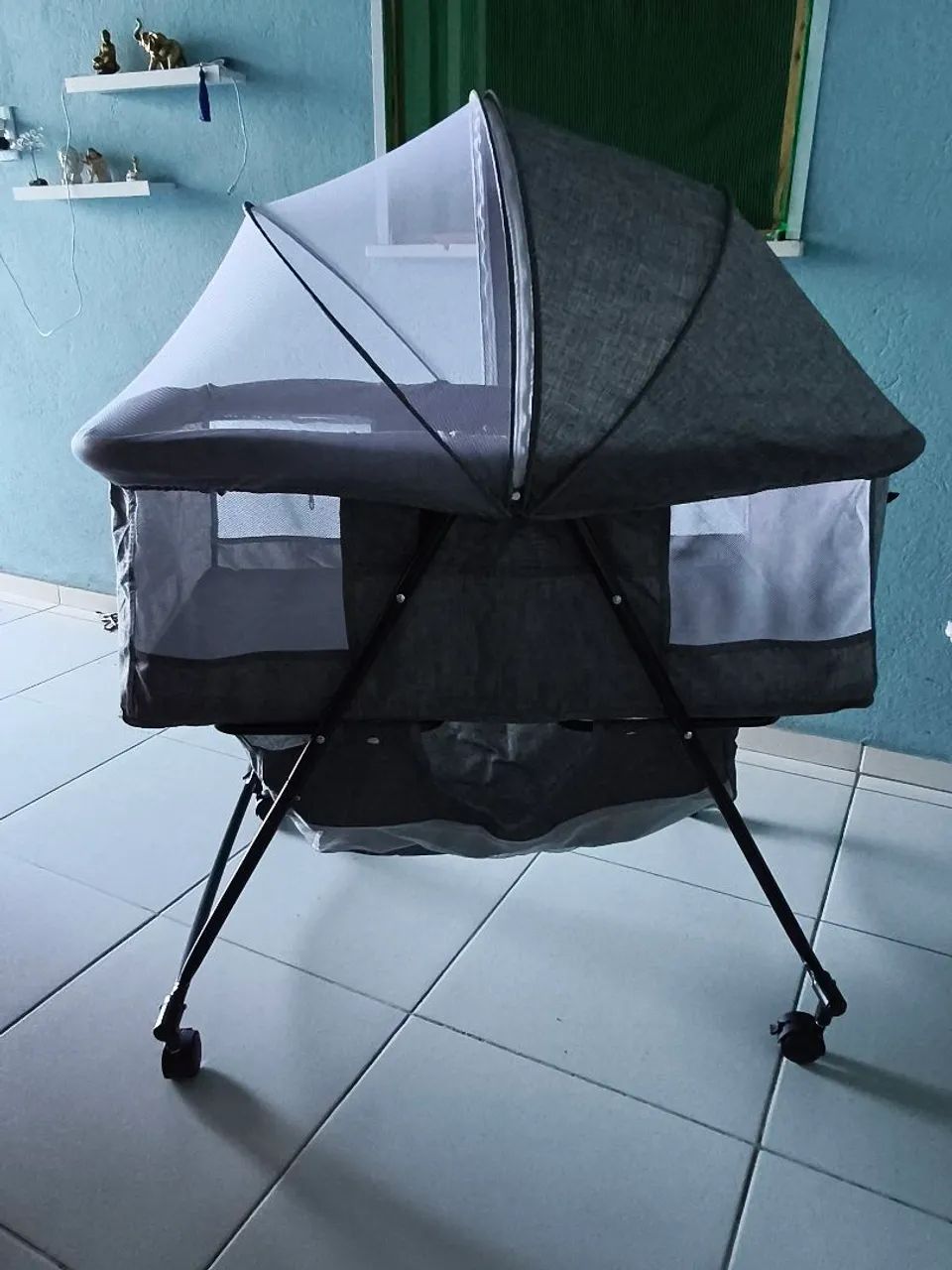 Mini Berço (acompanha colchonete) - Foto 4