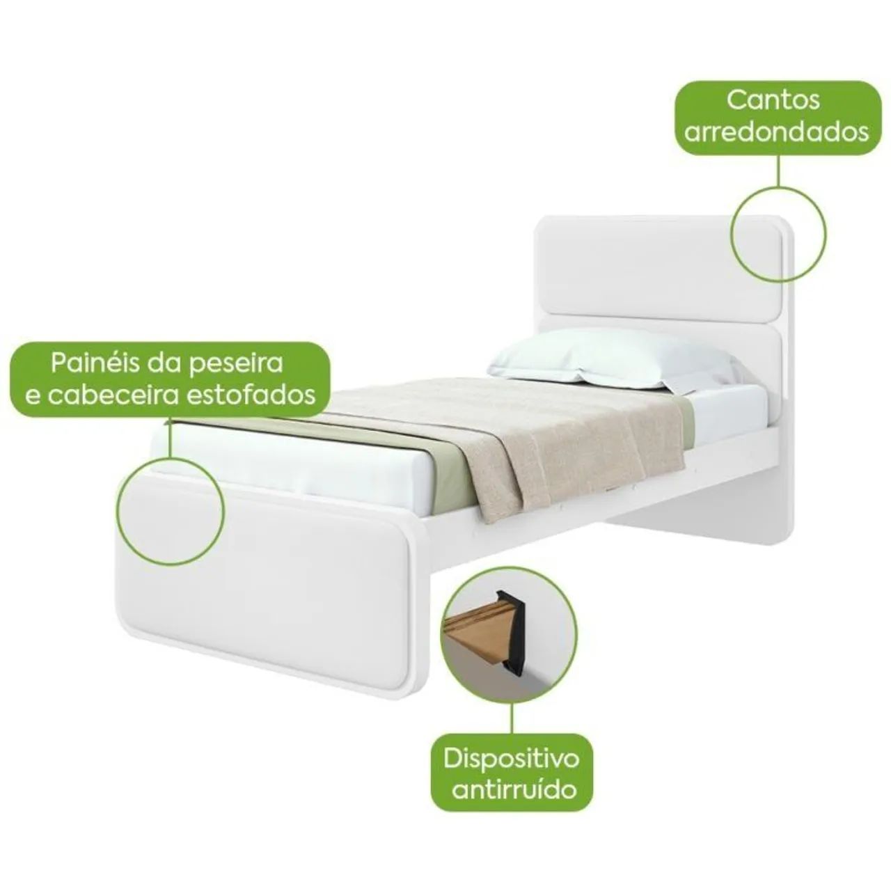 *Cama Solteiro Loop Pronta Entrega. - Foto 3