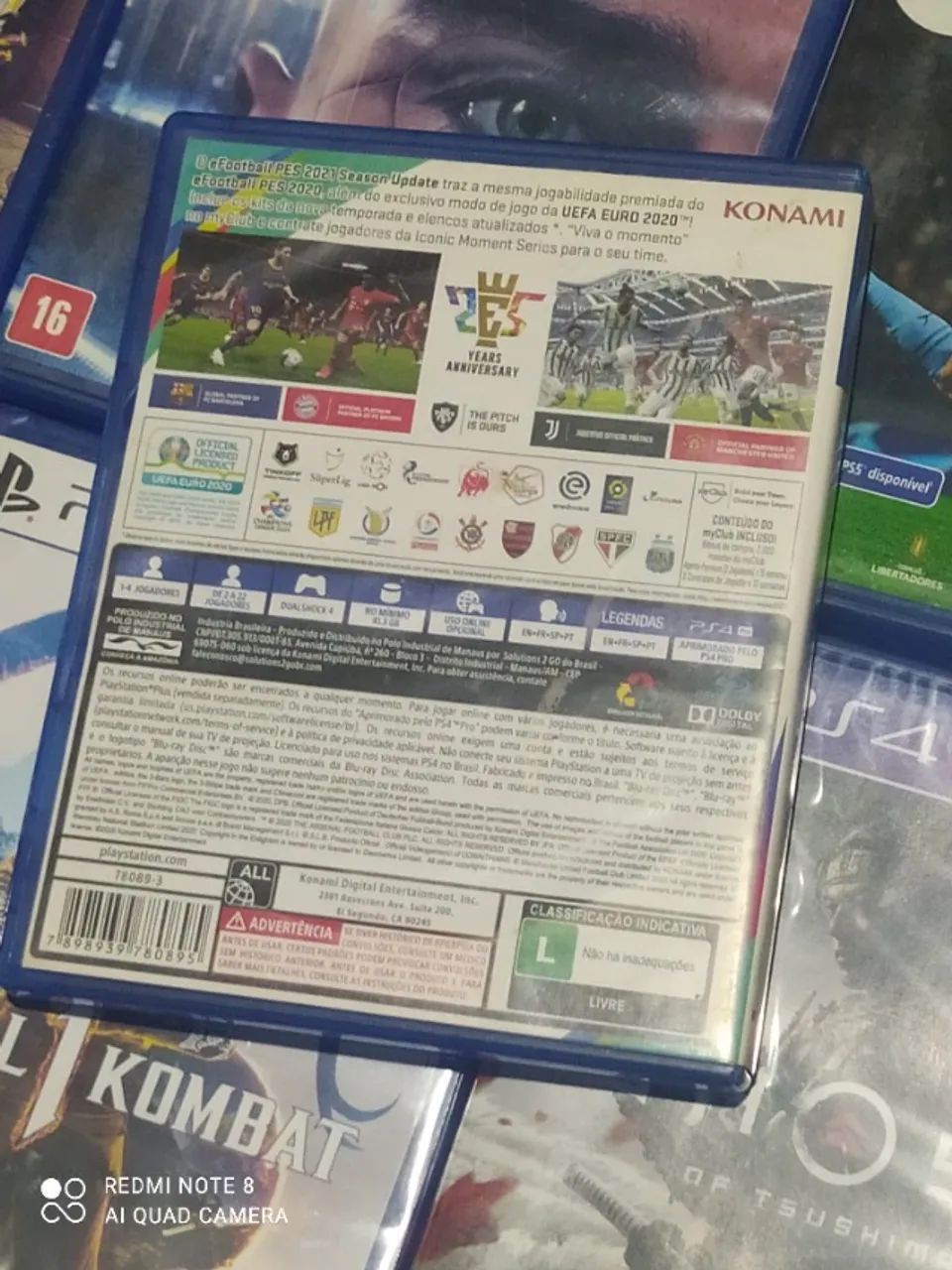 PES 2021 - PS4 (USADO) - Foto 3
