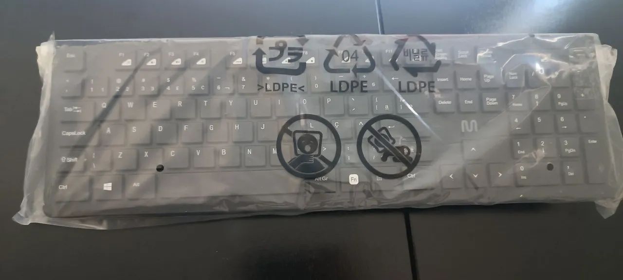 Kit Teclado e Mouse Sem Fio Com Conexão USB 1200 DPI Multi (Multilaser)  - Foto 5