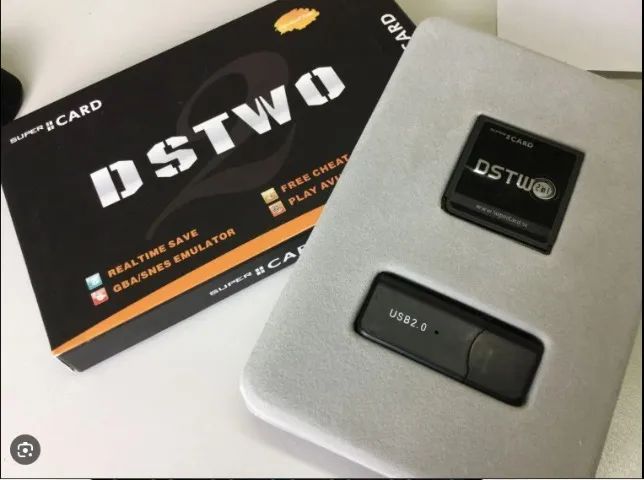 tri Ska輸入元 DaSo Nintendo 3ds Xl Standard Cor Preto + Sky3ds Plus + Dstwo (Usado