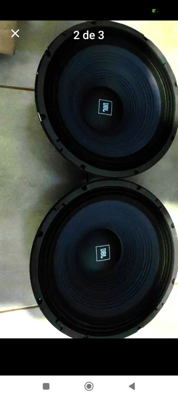 Wpu 15 Alto falantes Pol selenium Jbl 8 ohms 450w rms par
