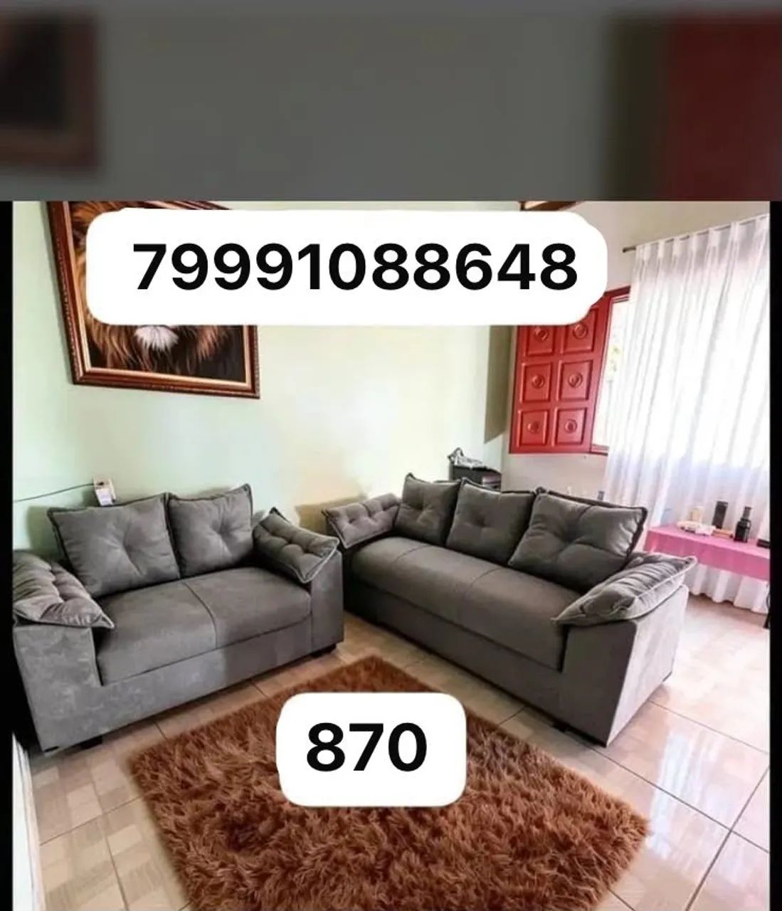 Sofá , cama, e puff - Foto 3