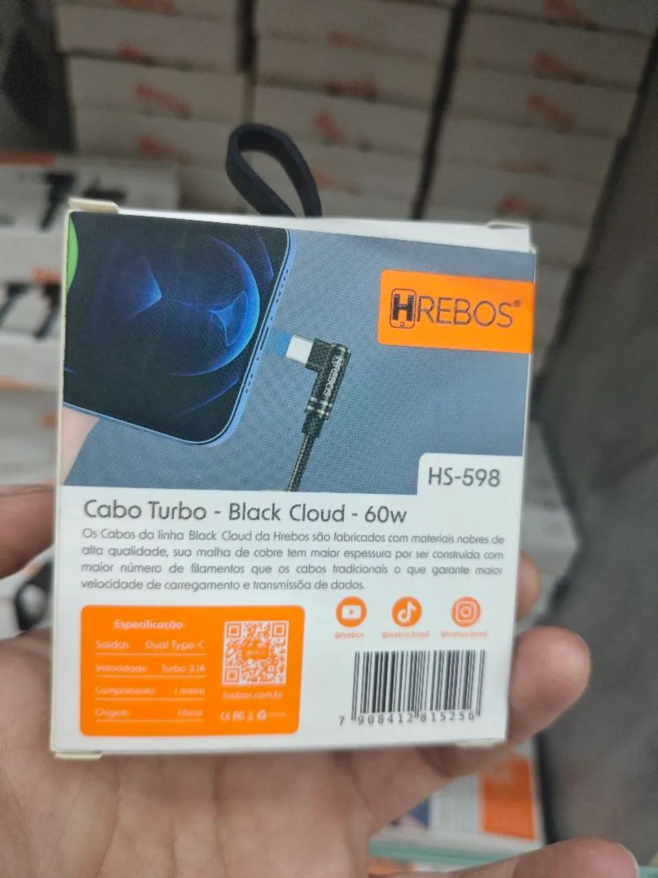 Cabo Adaptável Dual TipoC 60W - 1M - Foto 2