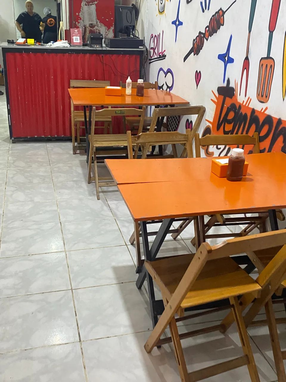 Jogo de mesas e cadeiras  - Foto 2