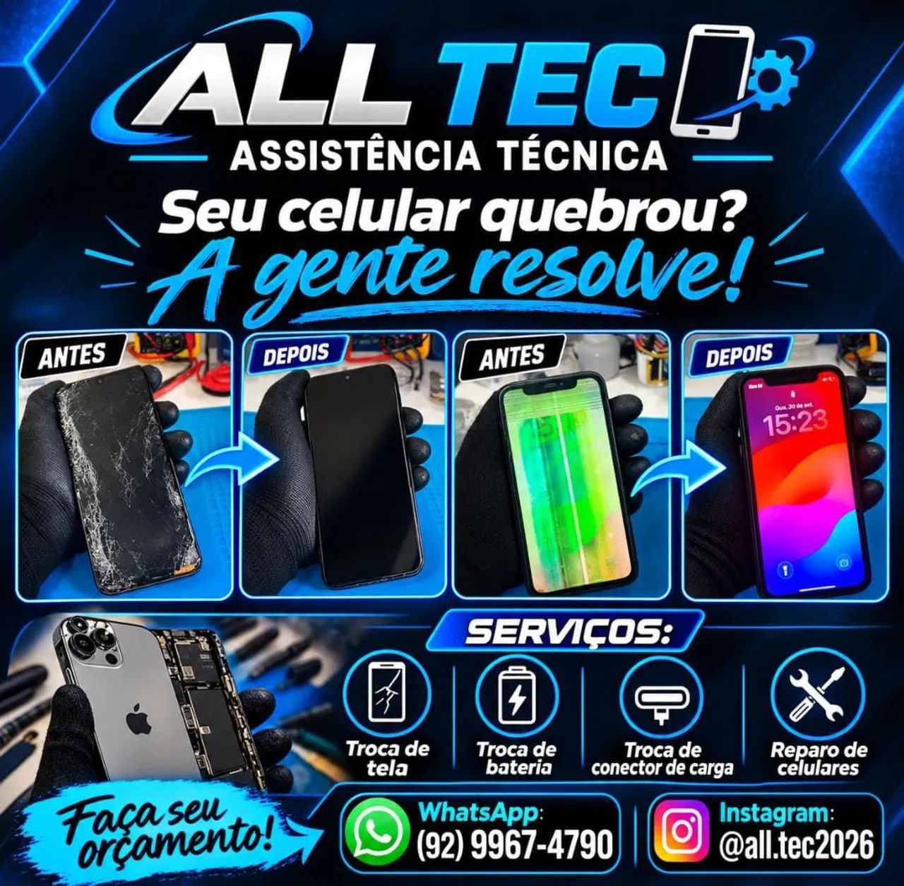 Conserto de celular 