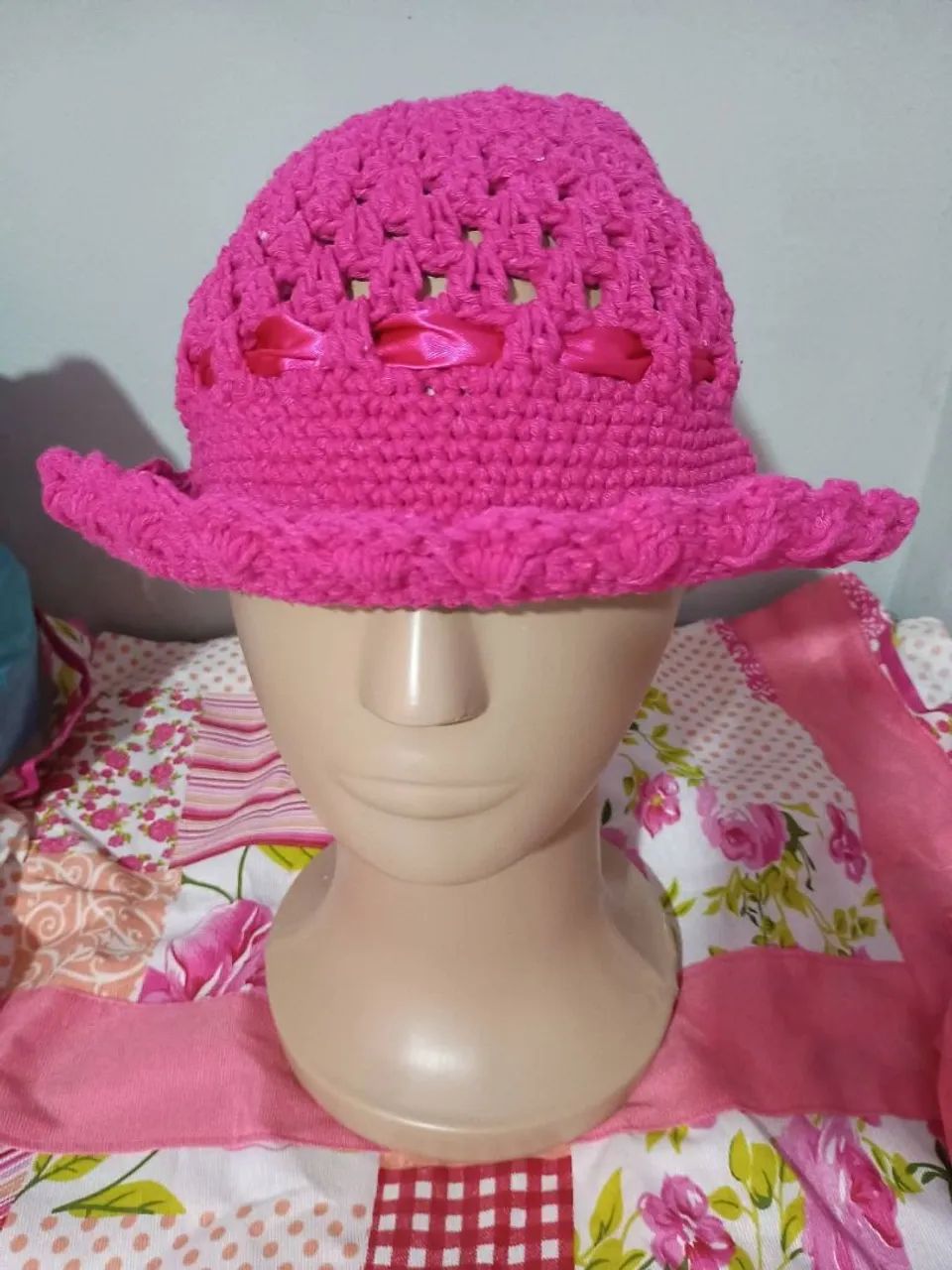 Vendo Chapéu de crochê Feminino  - Foto 3