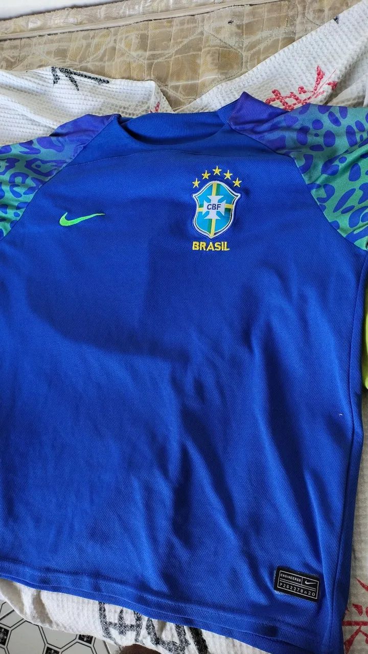Camisas da seleção brasileira qualidade tailandesa tamanho G - Foto 3