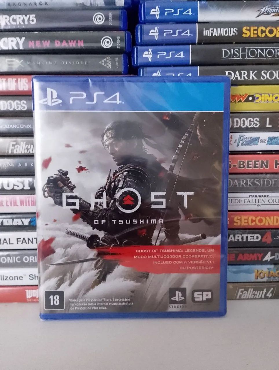 Ghost of Tsushima novo lacrado 