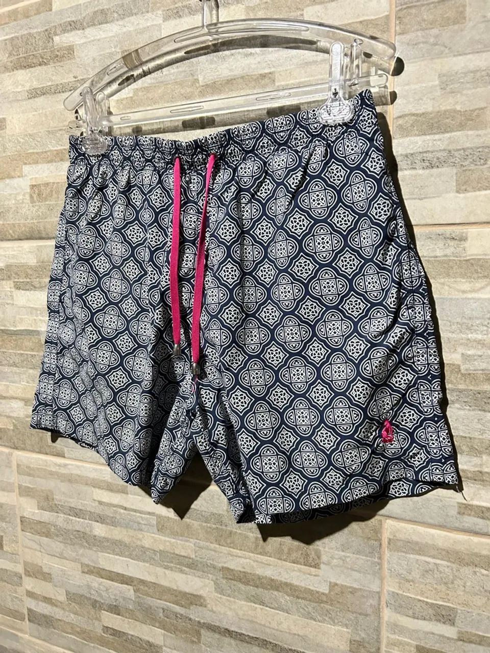 Short moda praia azul Pink g - Foto 2