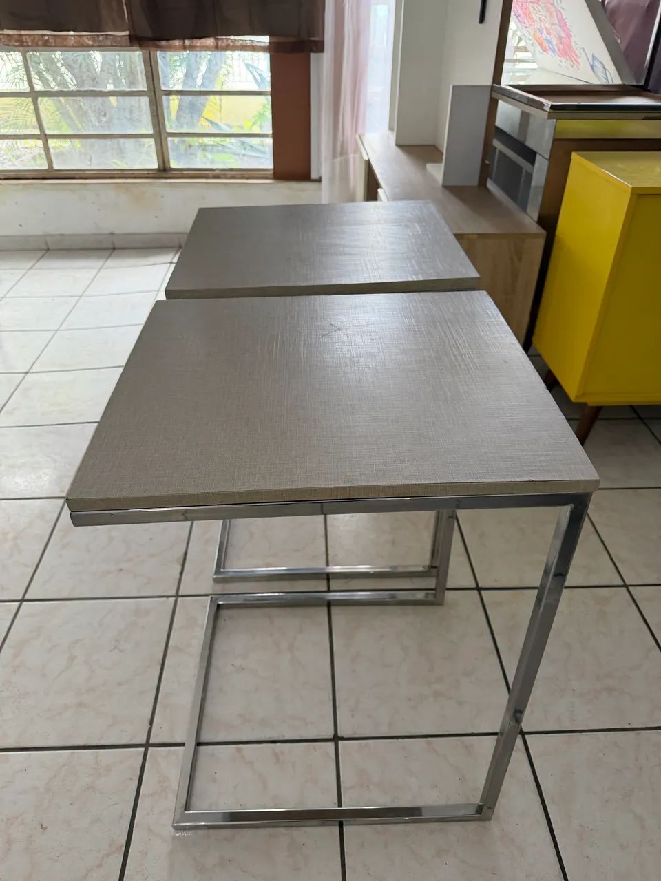 2 mesas de canto em inox  - Foto 4