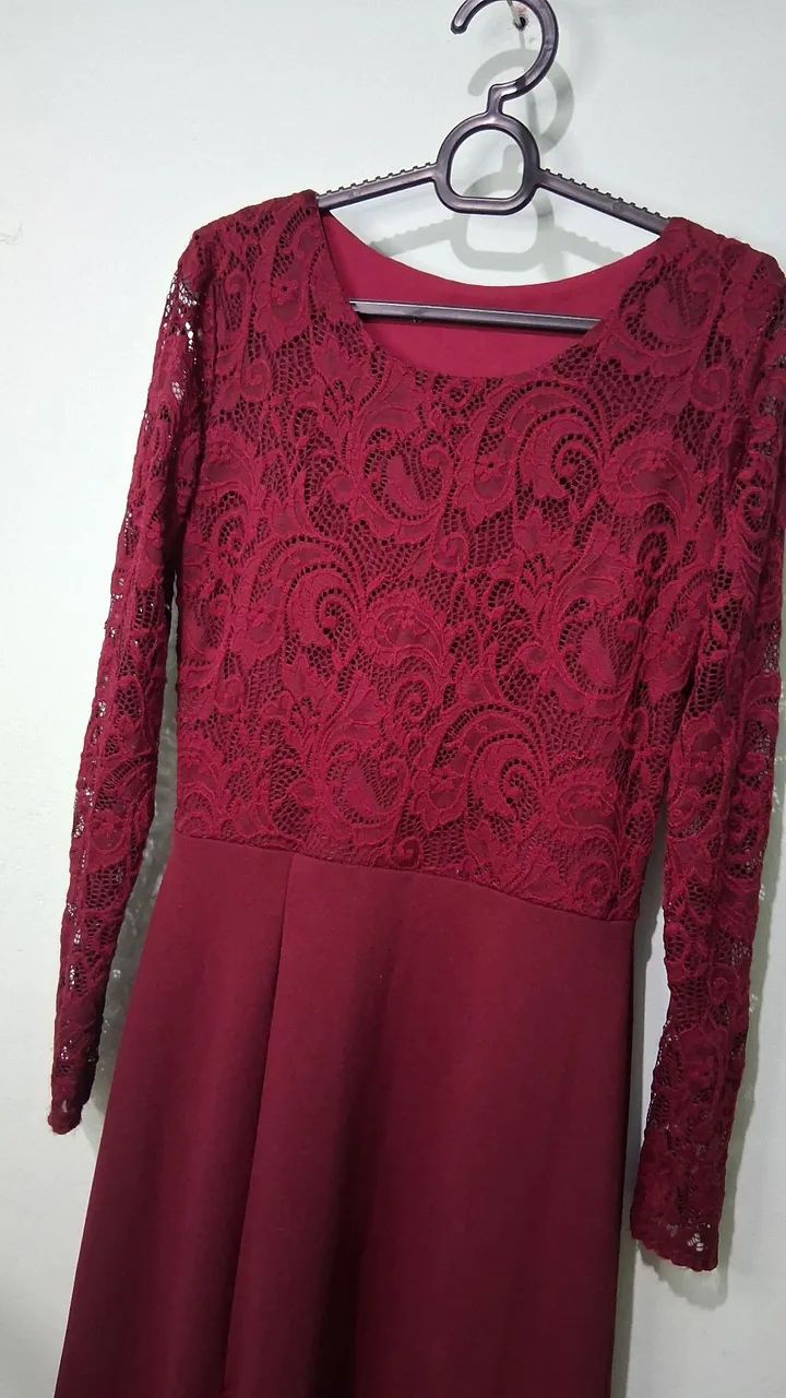 Vestido de festa - Marsala  - Foto 2
