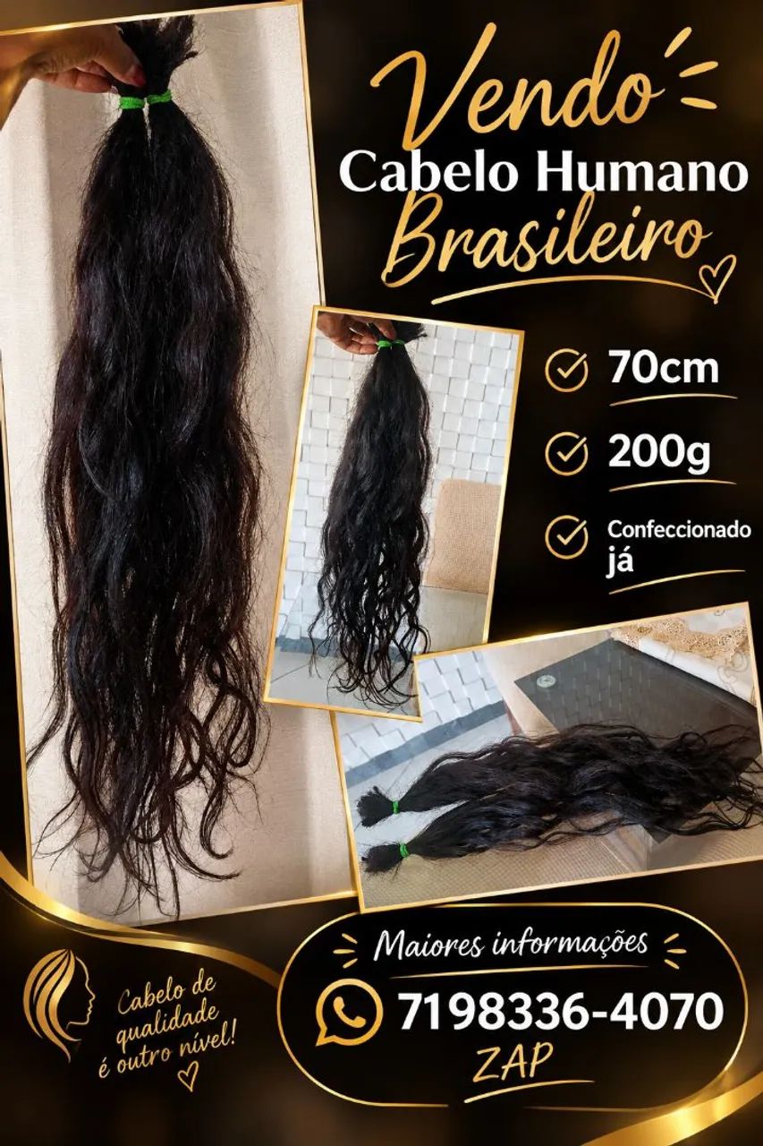 Cabelo Humano Brasileiro 