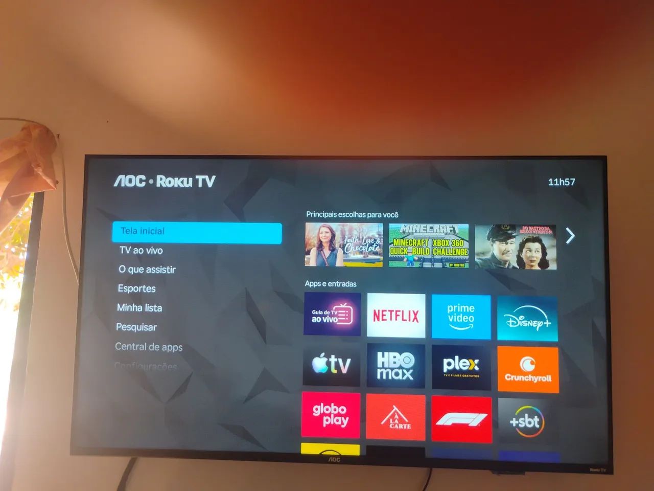 Vendo smart Tv AOC 43 polegadas seminova - Foto 2