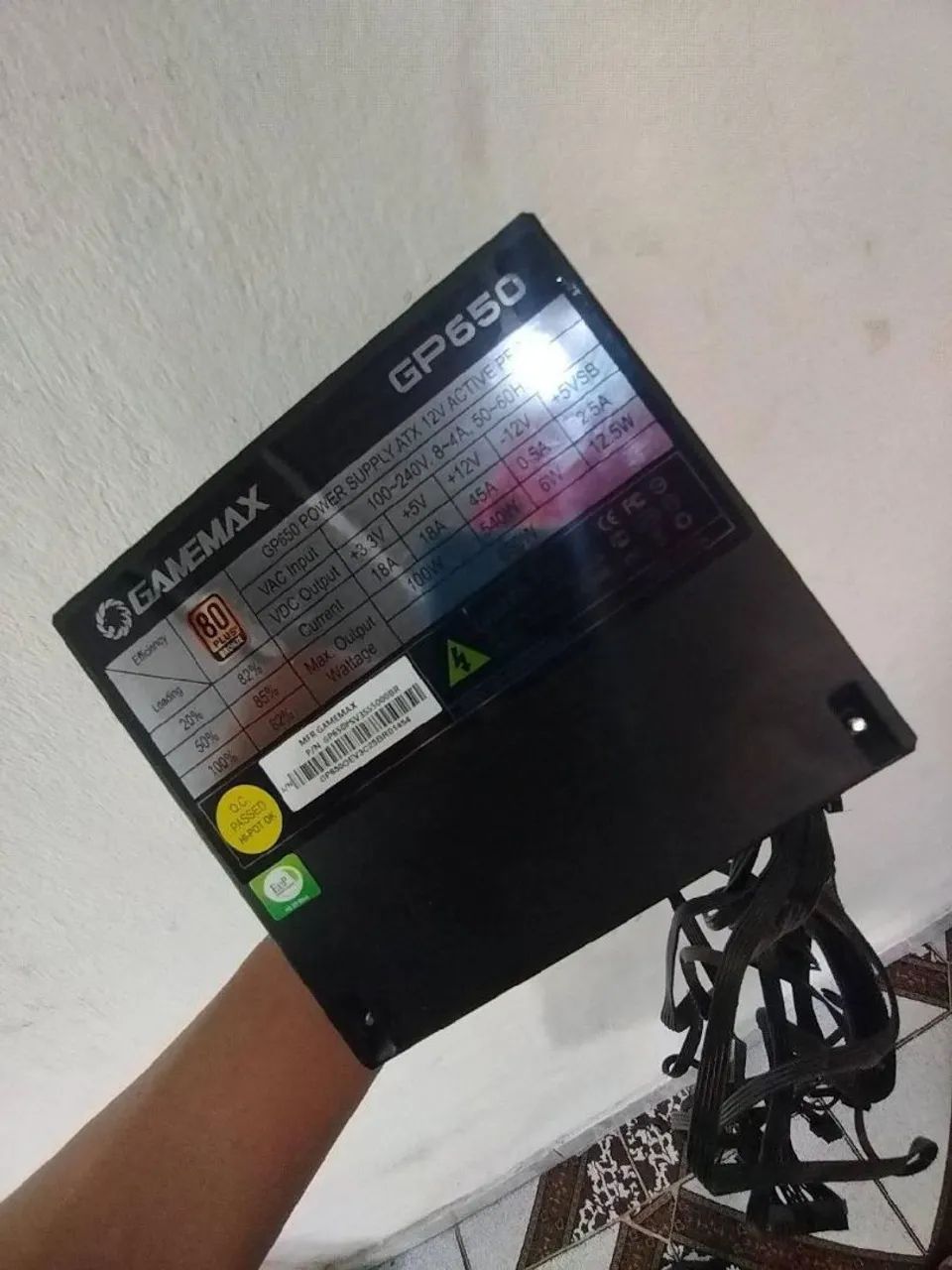FONTE 650W 80 PLUS  - Foto 2