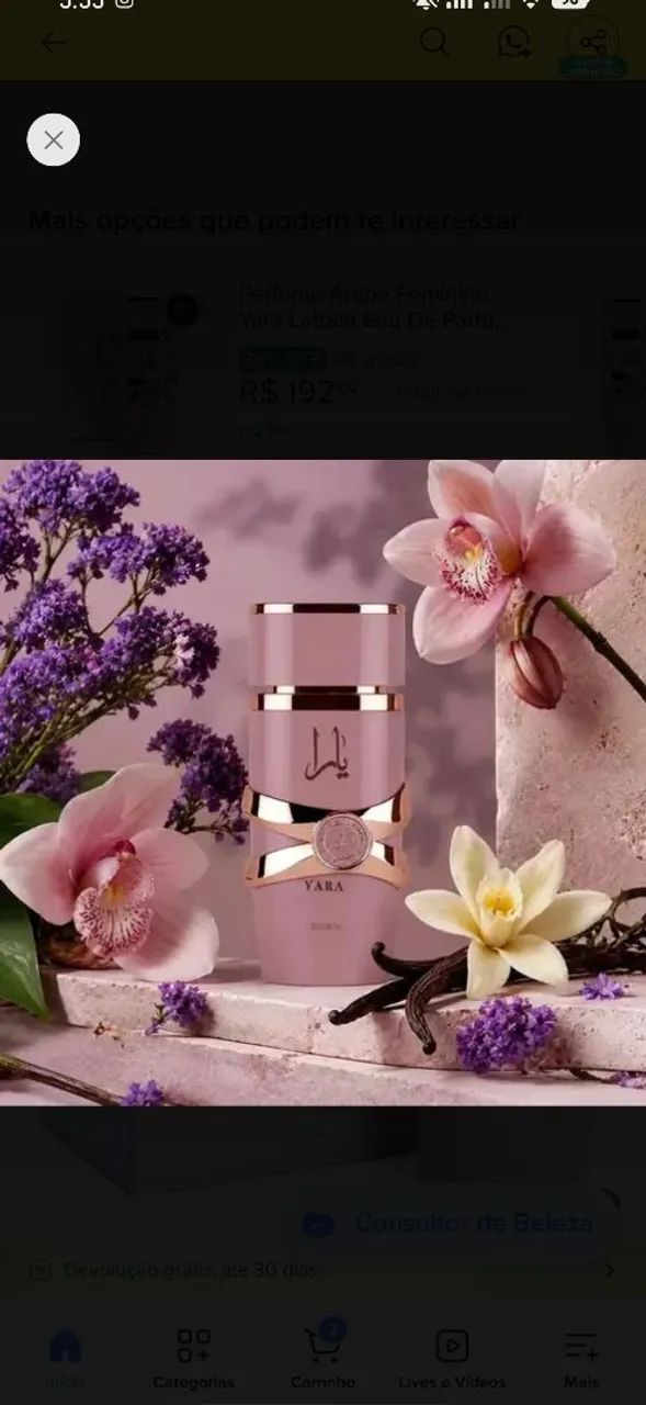 Perfume Árabe Yara  - Foto 2
