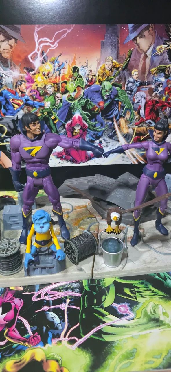 SUPER GÊMEOS DC UNIVERSO MATTEL  - Foto 4