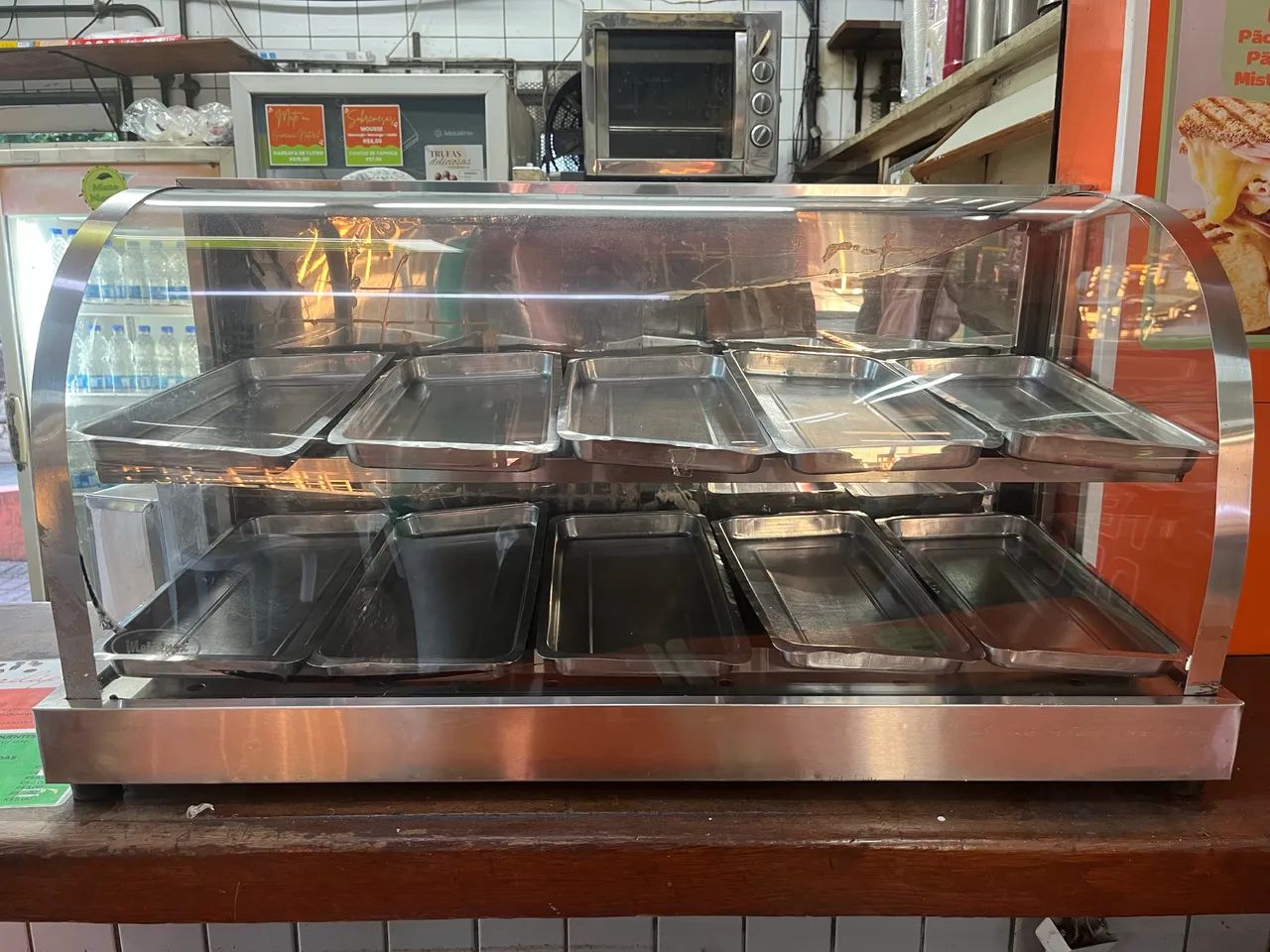 Vitrine expositora 110v
