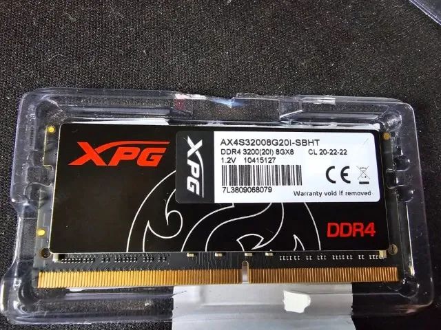 16 Memoria DDR4 3200Mhz Notebook