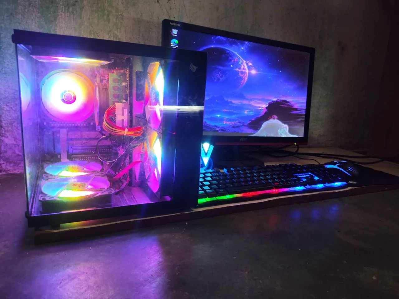 ? PC GAMER COMPLETO RGB - R$ 1.200 ? - Foto 5