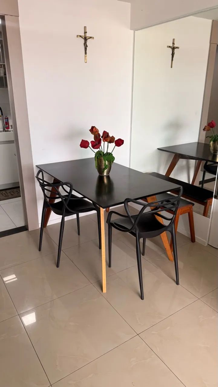 Mesa Jantar 4 Lugares estilo industrial  - Foto 5