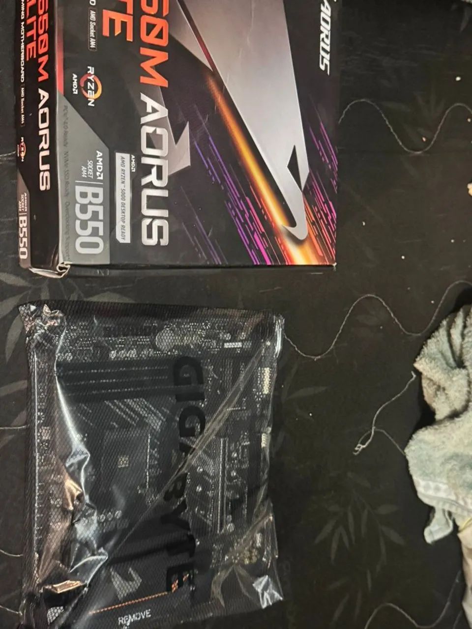 PLACA MÃE B550 + MOUSE PAD , NUNCA USEI ANTES !!!!! - Foto 2