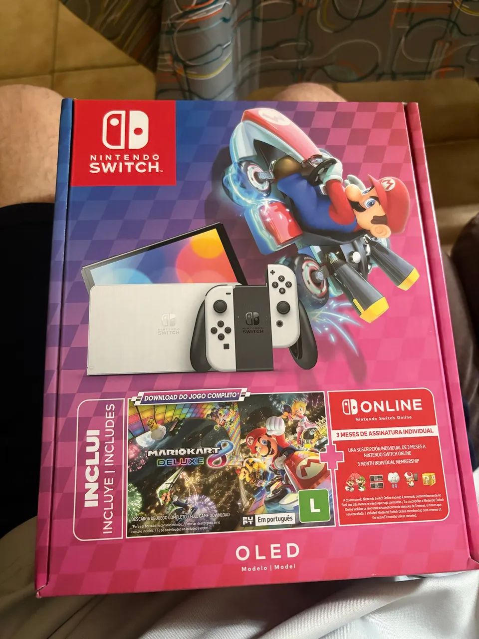 Switch Oled Branco  - Foto 3