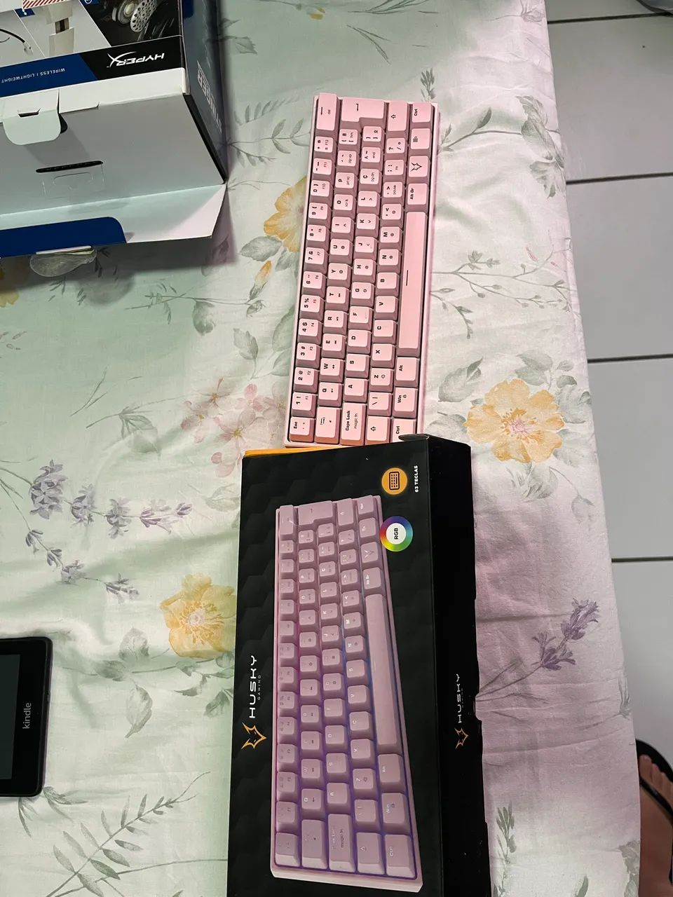Teclado mecânico rosa  - Foto 3