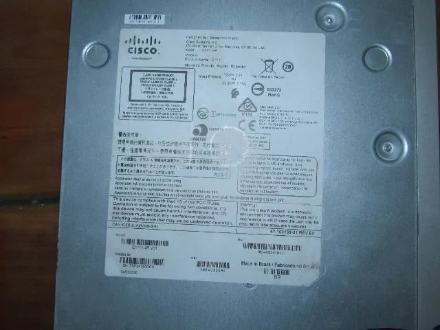 Roteador Cisco ISR 1100 C1111-4P, com fonte 12v - Foto 4