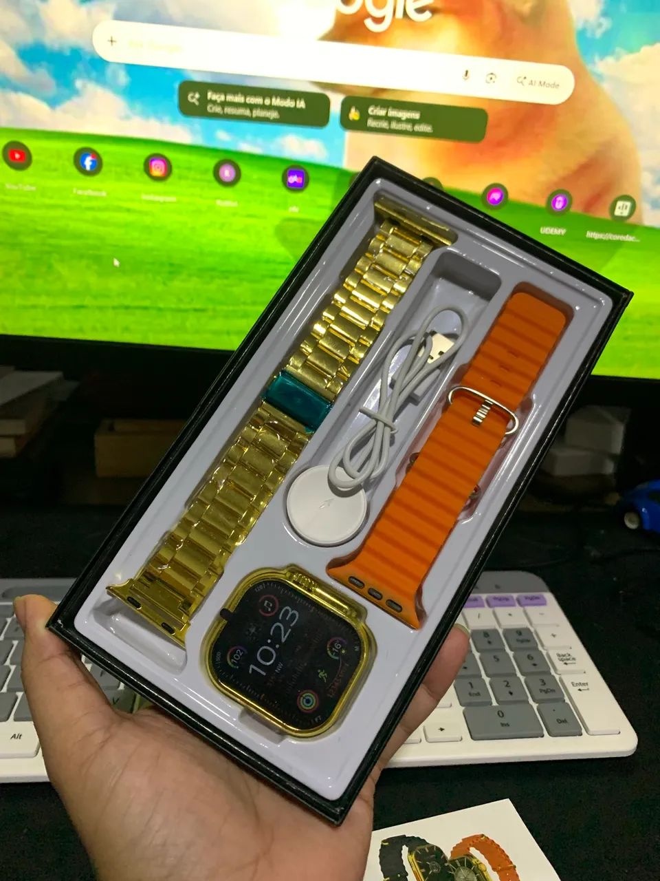 SMARTWATCH GOLD - Foto 4