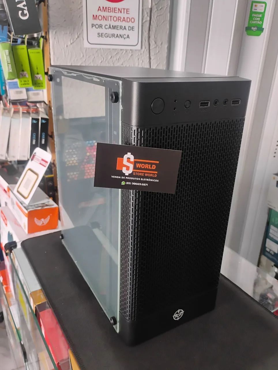 Gabinete game com duas fan 
