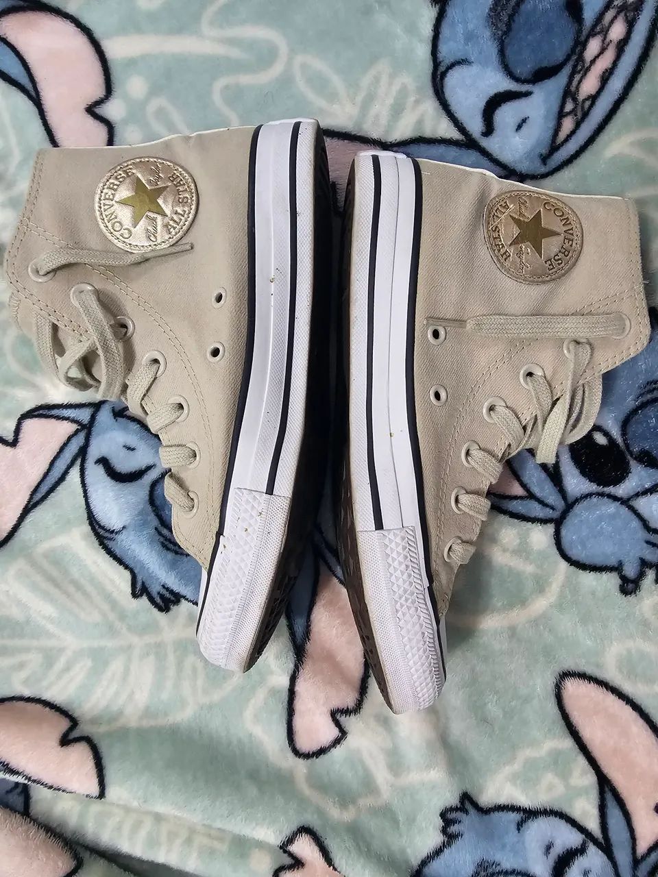 Tenis all star converse bege 35 - Foto 3