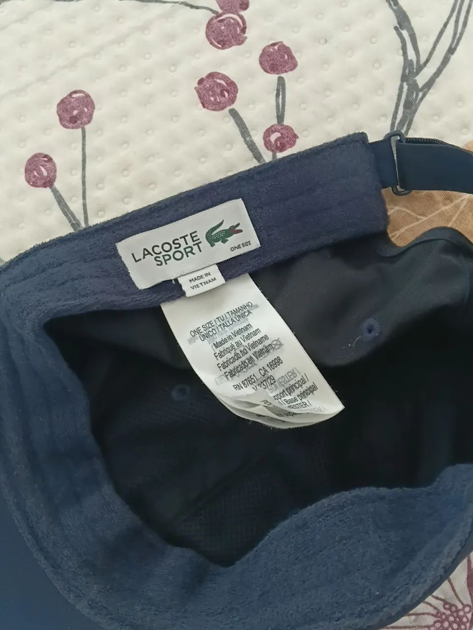 Boné lacoste Sport Original azul escuro - Foto 2