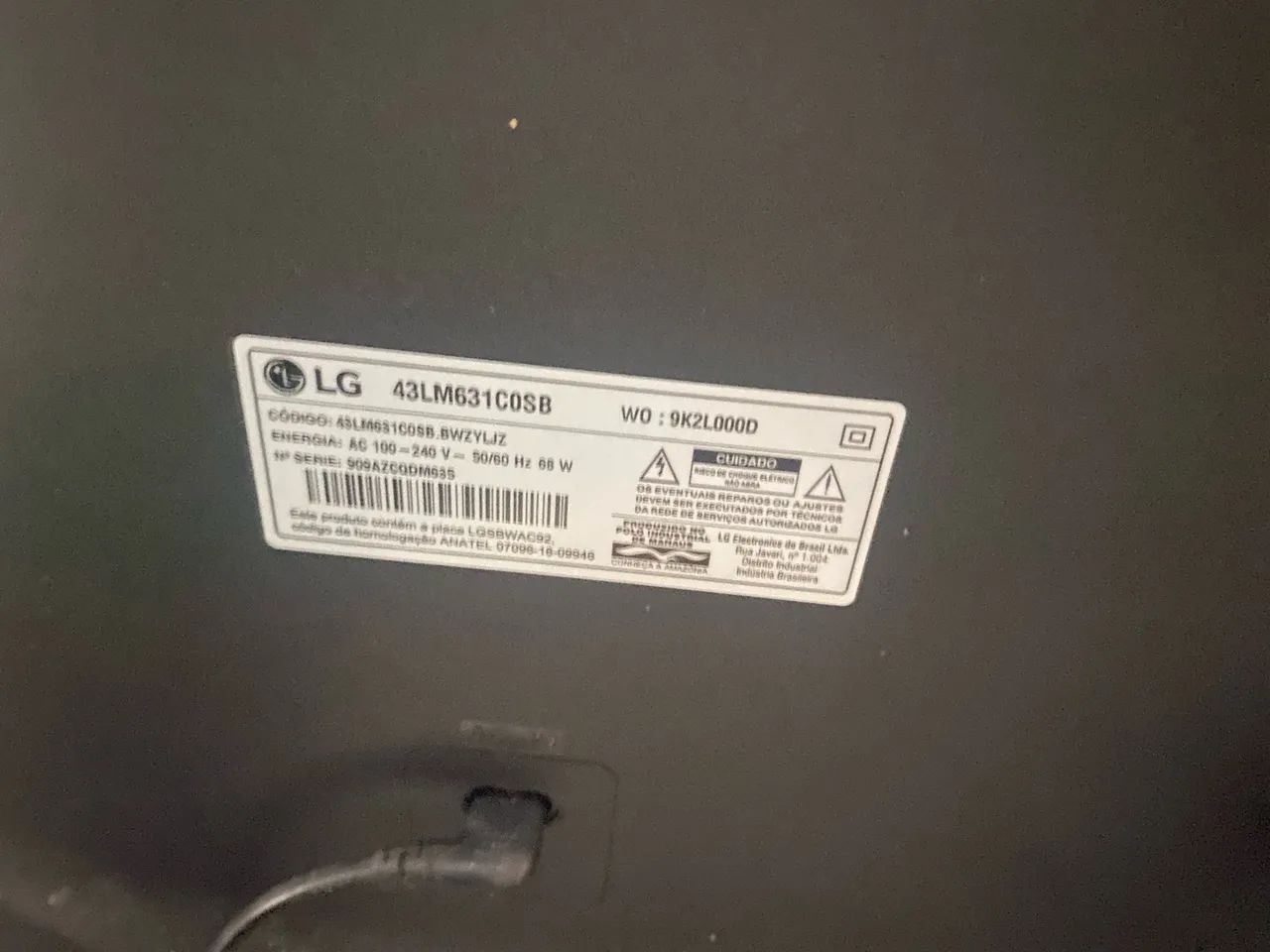 ? TV LG 42? - Modelo 42CS460-SA - Foto 4