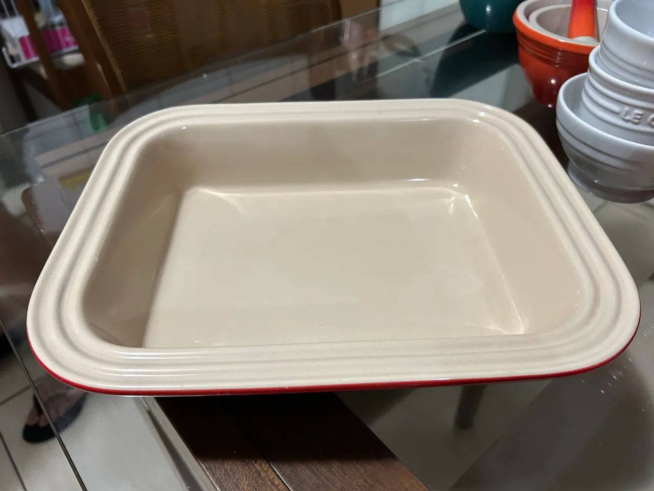 TRAVESSA LE CREUSET RETANGULAR CLÁSSICA 32 CM - Foto 2