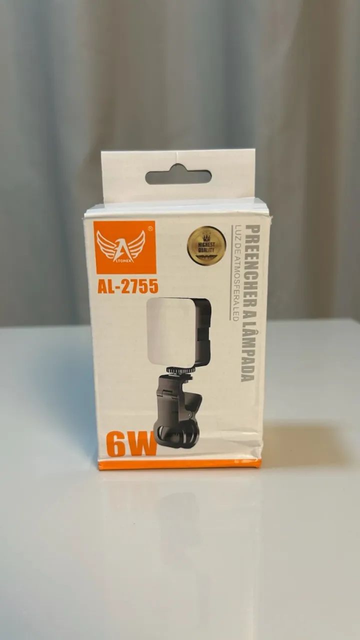 Luz LED com Suporte para Celular