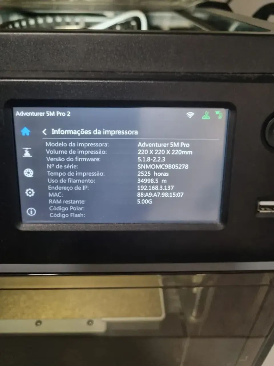 Impressora 3d Flashforge Adventurer 5m Pro Bivolt - Foto 5