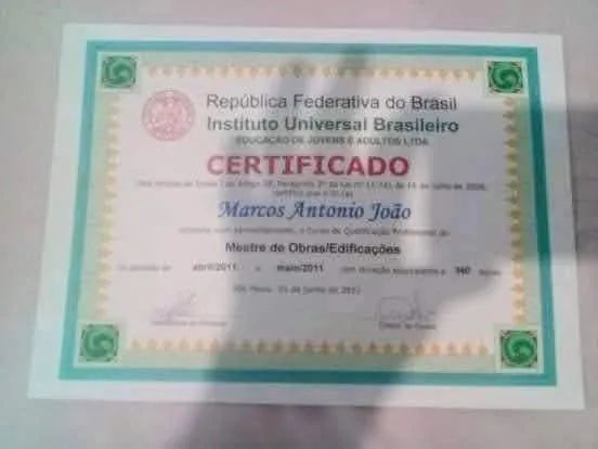 Pedreiro- Mestre de Obras 