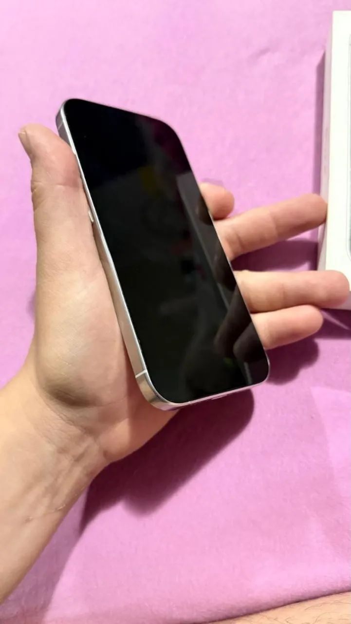 iPhone 16 Pro 128gb white Titanium bateria em 89%