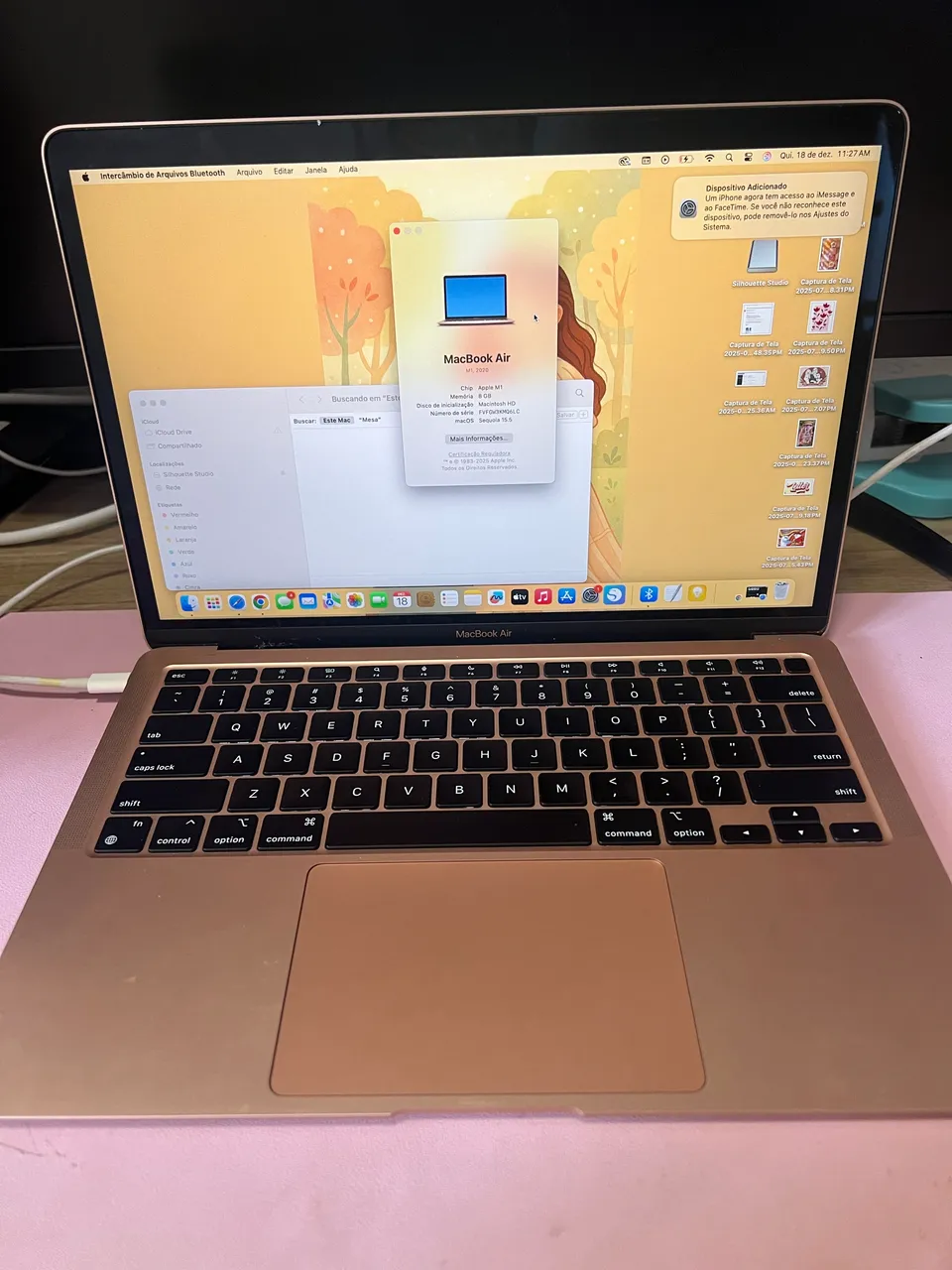 MacBook Air M2 - 16/256 GB - Lacrado e com garantia Apple