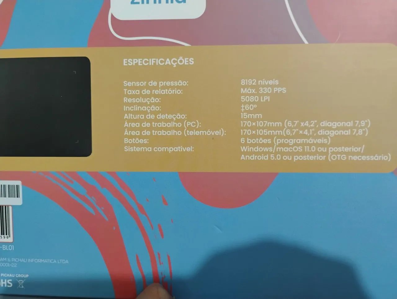 Mesa digitalizadora Zinnia MT50 - Foto 3