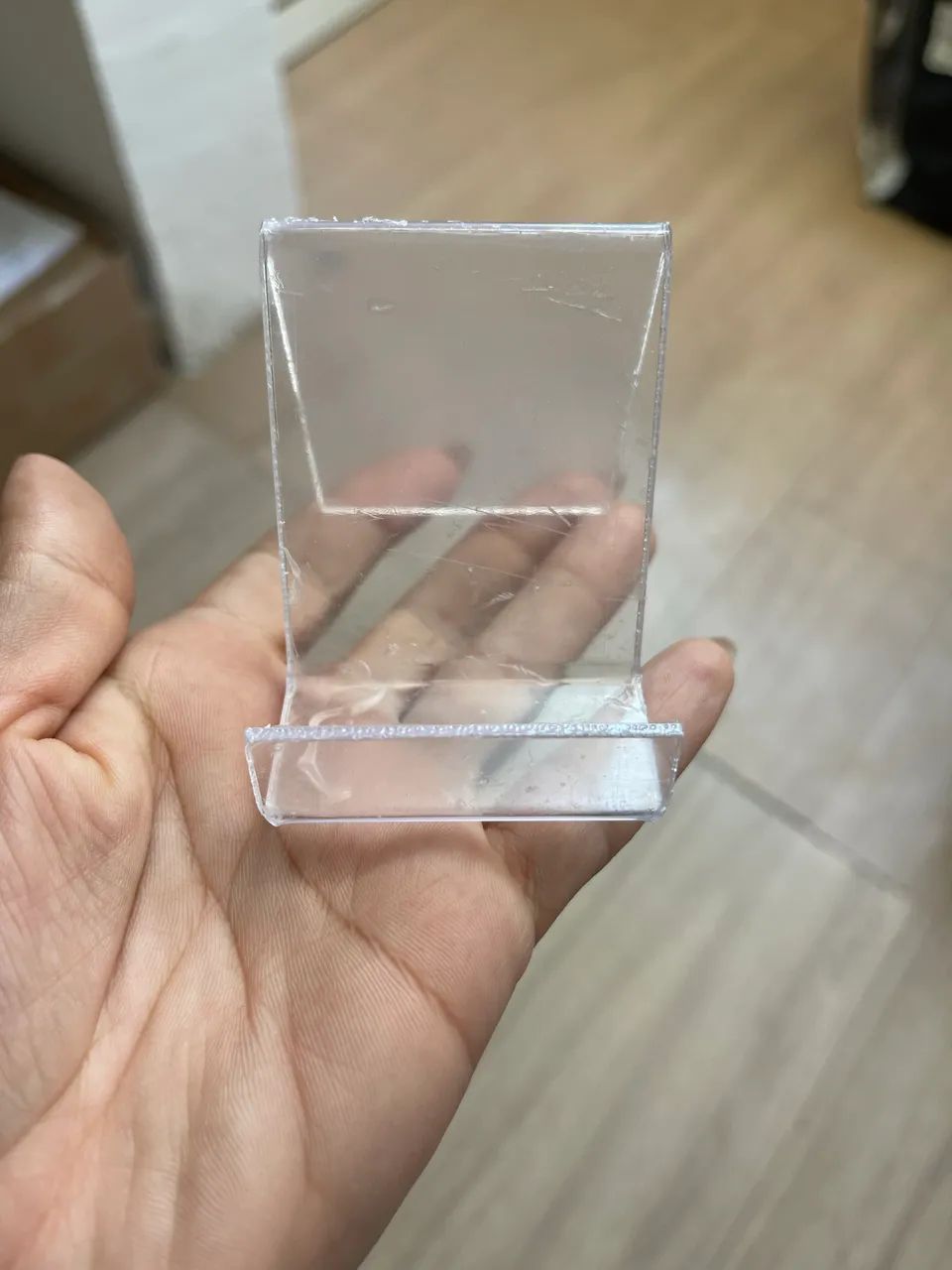 Suporte mesa transparente 