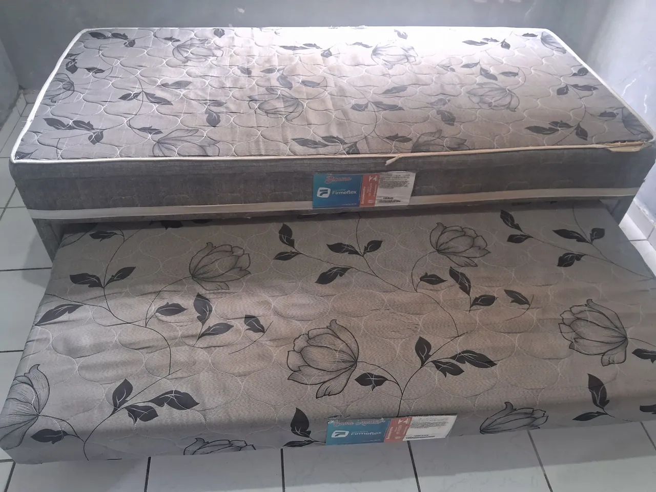 Cama solteiro bicama colchão  - Foto 4