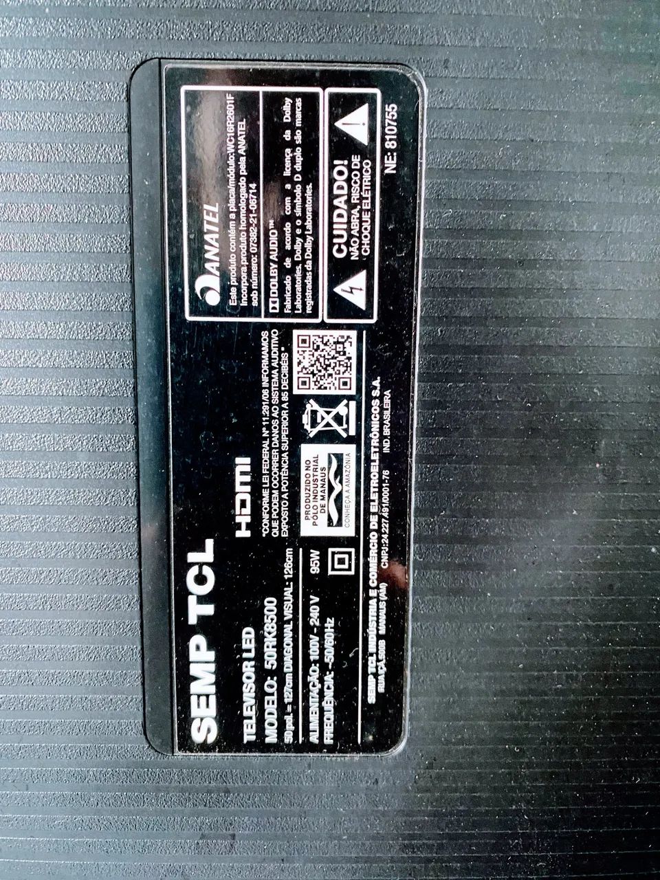 Tv tcl 50rk8500