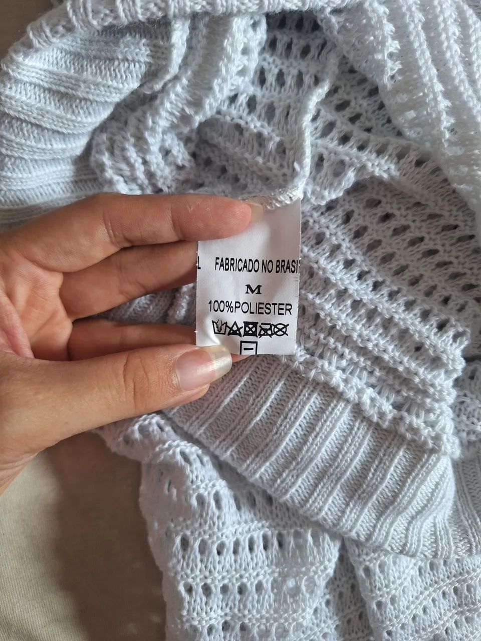 Calça Nova Crochê (M) - Nunca Usada - Foto 3