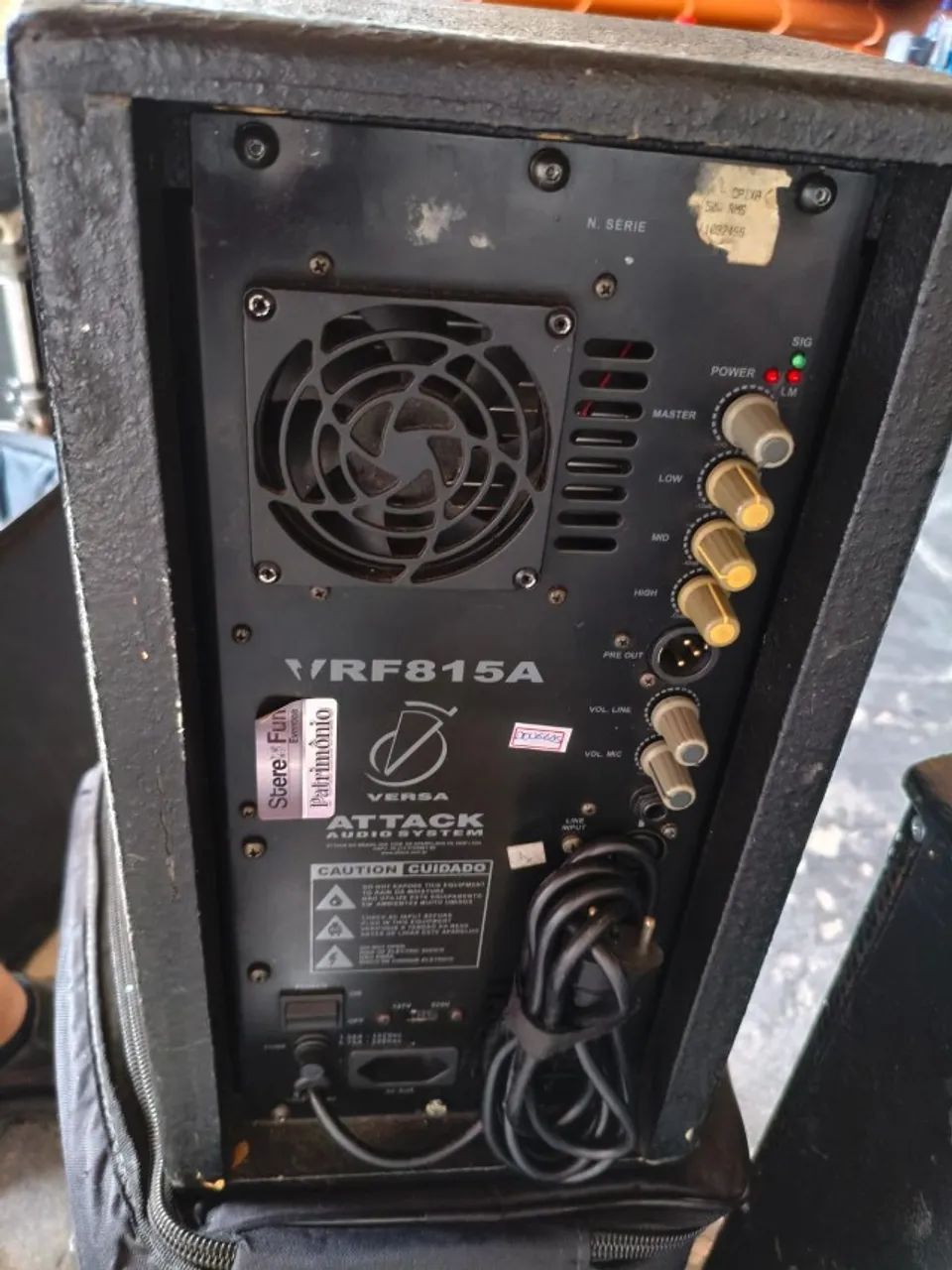 par de caixas ativas  8'' Attack   VRF 815A - Foto 2